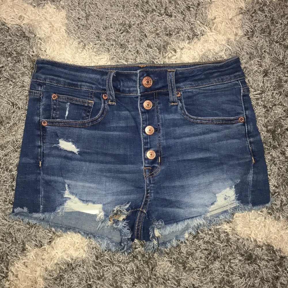 America Eagle Hi-Rise Shortie Size 6